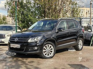 2012 Volkswagen Tiguan I Рестайлинг, чёрный, 1249000 рублей, вид 1