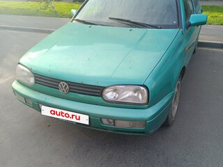 1995 Volkswagen Golf III, зелёный, 168500 рублей, вид 3