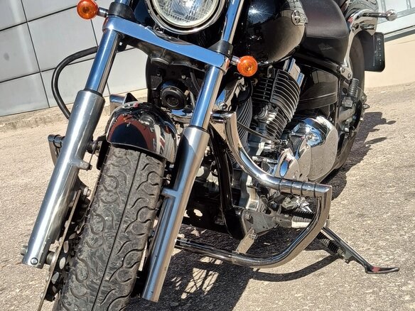 1999 Yamaha XVS400 Drag Star, чёрный, 330000 рублей - вид 32