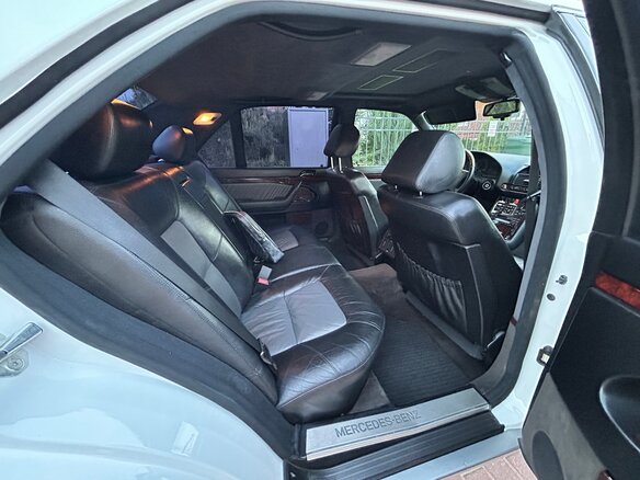 1995 Mercedes-Benz S-Класс 600 Long III (W140) Рестайлинг, белый, 5500000 рублей - вид 13