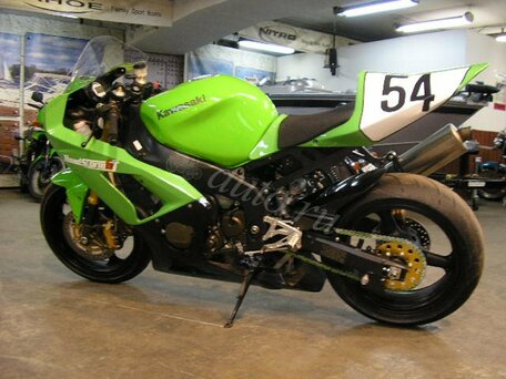 2003 Kawasaki ZX-6 Ninja, зелёный, 525000 рублей, вид 2