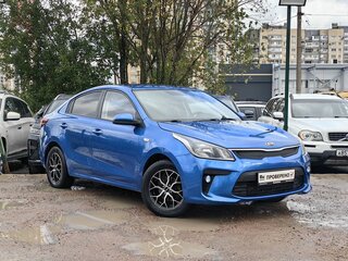 2019 Kia Rio IV, синий, 979000 рублей, вид 3
