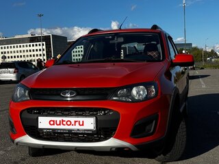 2017 Lada (ВАЗ) Kalina II, оранжевый, 600000 рублей, вид 1