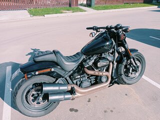 2019 Harley-Davidson Fat Bob, чёрный, 1800000 рублей, вид 4