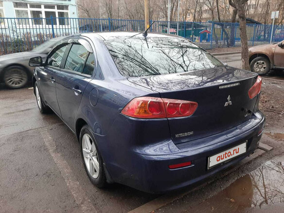 2008 Mitsubishi Lancer X, синий - вид 19