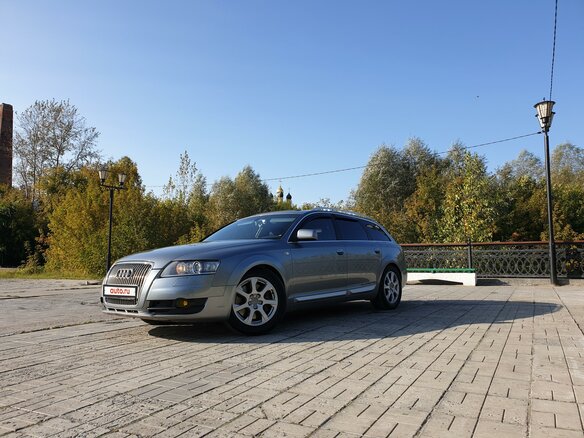 2008 Audi A6 allroad II (C6), серебристый, 1650000 рублей - вид 1