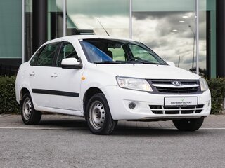2013 Lada (ВАЗ) Granta I, белый, 370000 рублей, вид 5
