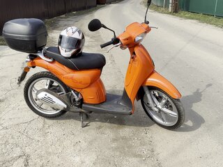 2009 Aprilia Scarabeo 50, оранжевый, 150000 рублей, вид 4