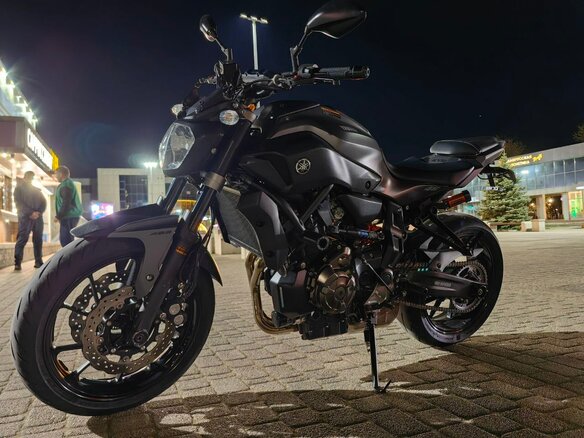 2016 Yamaha MT-07 (FZ-07), чёрный, 670000 рублей - вид 10