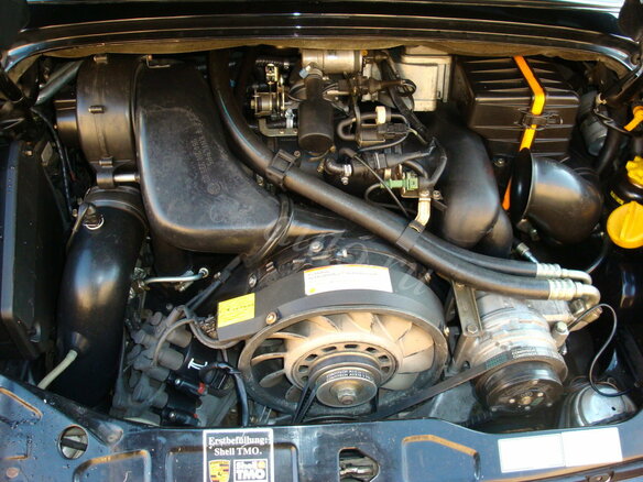 1992 Porsche 911 Carrera III (964), чёрный - вид 2