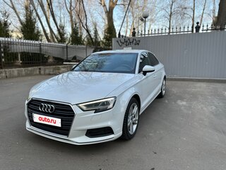 2018 Audi A3 III (8V) Рестайлинг, белый, 1350000 рублей, вид 1