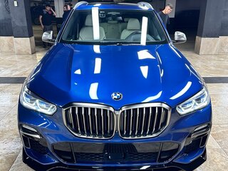 2019 BMW X5 M50d IV (G05/G18), синий, 6990000 рублей, вид 2