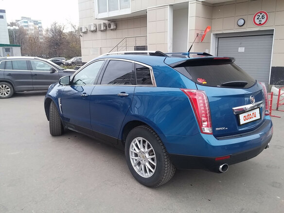 2010 Cadillac SRX II, синий - вид 1