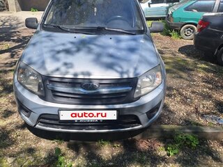 2015 Lada (ВАЗ) Granta I, серебристый, 350000 рублей, вид 1