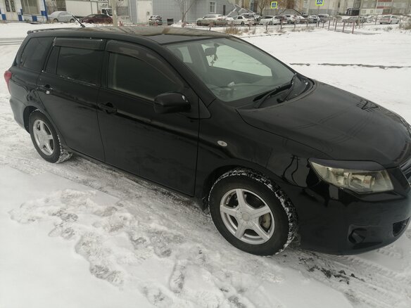 2011 Toyota Corolla Fielder X (E140, E150) Рестайлинг, чёрный, 1095000 рублей - вид 3