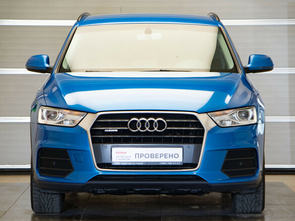 2015 Audi Q3 I (8U) Рестайлинг, голубой, 2125000 рублей - вид 1