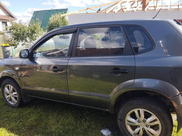 2008 Hyundai Tucson I, серый, 700000 рублей - вид 7
