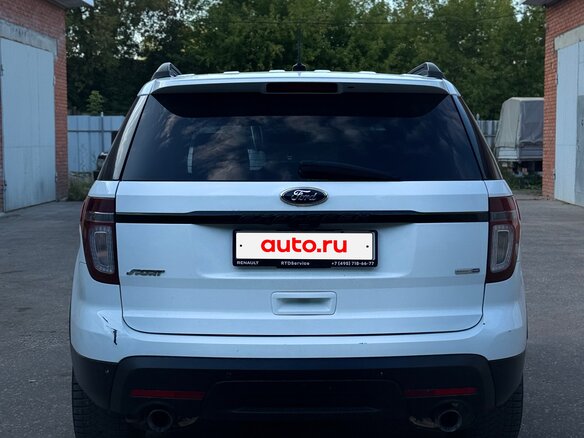 2014 Ford Explorer Sport V, белый - вид 4