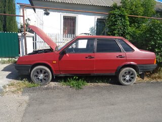 1992 Lada (ВАЗ) 21099, пурпурный, 120000 рублей, вид 3