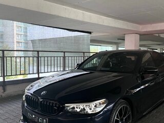 2017 BMW 5 серии 530i xDrive VII (G30/G31/G38), синий, 2850000 рублей, вид 2