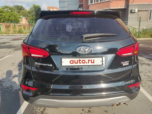 2016 Hyundai Santa Fe III Рестайлинг, чёрный, 2530000 рублей - вид 5