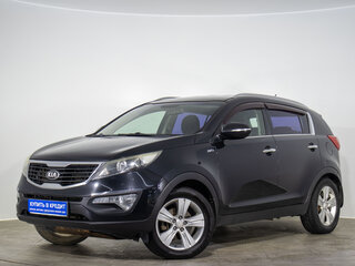 2012 Kia Sportage III, чёрный, 1379000 рублей, вид 3