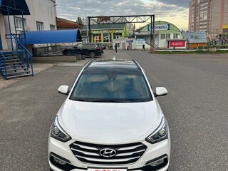 2017 Hyundai Santa Fe III Рестайлинг, белый, 2500000 рублей, вид 2