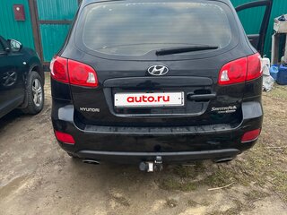 2008 Hyundai Santa Fe II, чёрный, 950000 рублей, вид 4