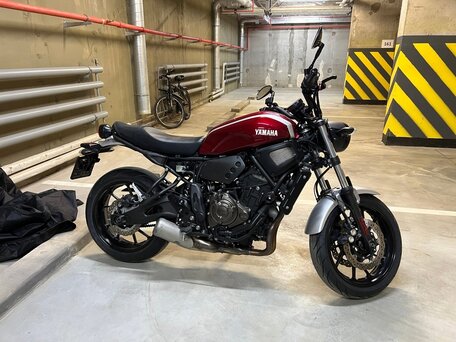 2021 Yamaha XSR700, пурпурный, 800000 рублей, вид 2