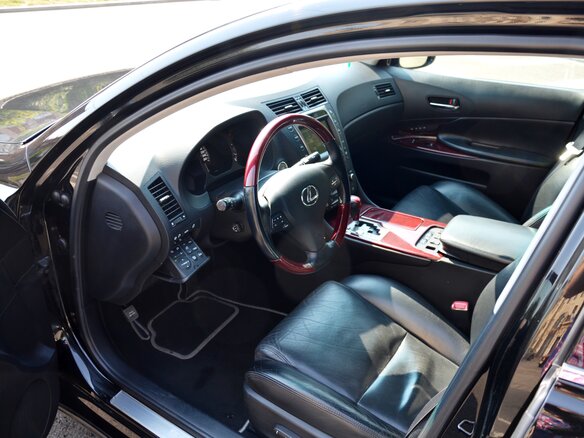 2008 Lexus GS 450h III Рестайлинг, чёрный - вид 9