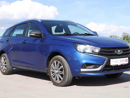 2021 Lada (ВАЗ) Vesta SW I, синий, 974783 рублей, вид 3