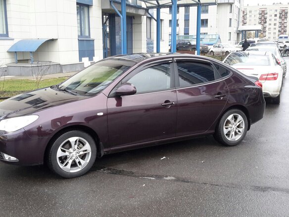 2009 Hyundai Elantra IV (HD), фиолетовый