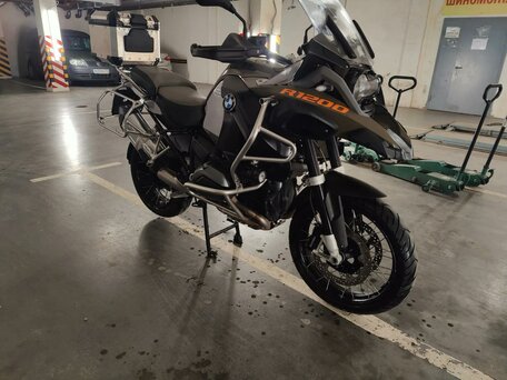 2015 BMW R 1200 GS Adventure, зелёный, 1360000 рублей, вид 2