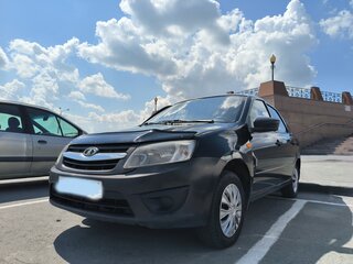 2014 Lada (ВАЗ) Granta I, чёрный, 430000 рублей, вид 1