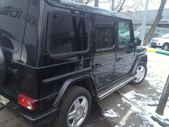 2001 Mercedes-Benz G-Класс 500 II (W463), чёрный - вид 7