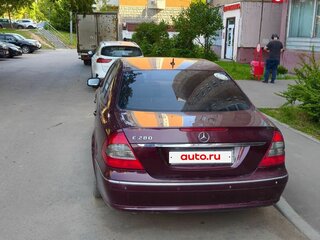 2007 Mercedes-Benz E-Класс 280 III (W211, S211) Рестайлинг, красный, 650000 рублей, вид 3