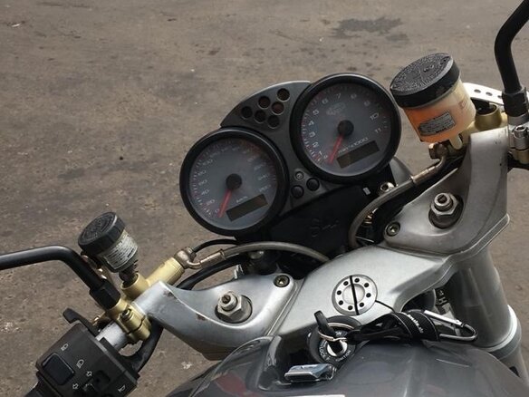 2001 Ducati Monster S4, серый - вид 5