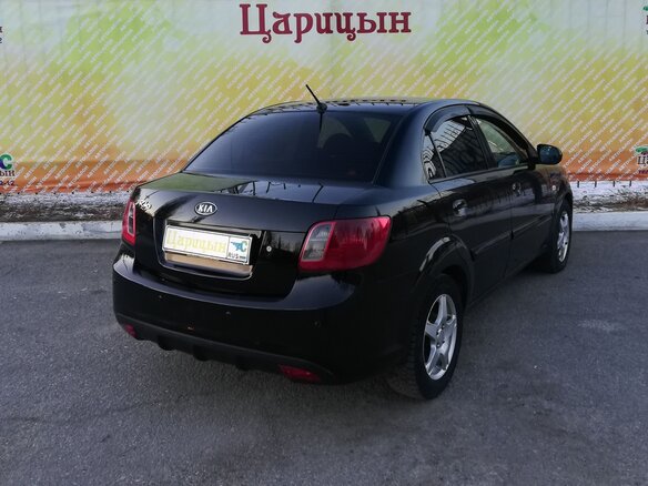 2011 Kia Rio II Рестайлинг, чёрный - вид 6
