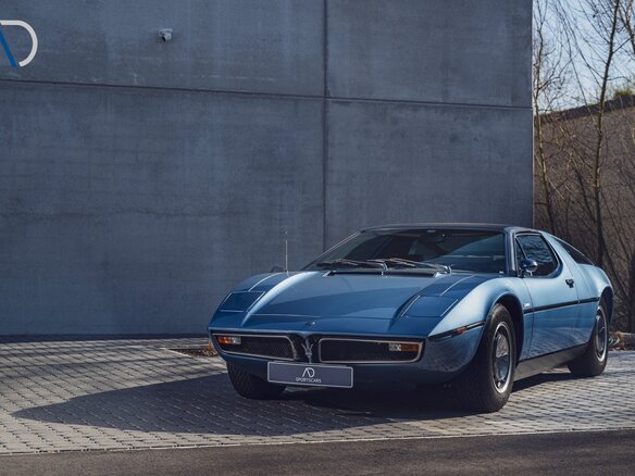 1972 Maserati Bora, голубой, 21700000 рублей