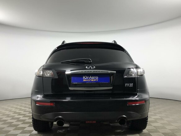 2007 Infiniti FX FX35 I (S50) Рестайлинг, чёрный - вид 3