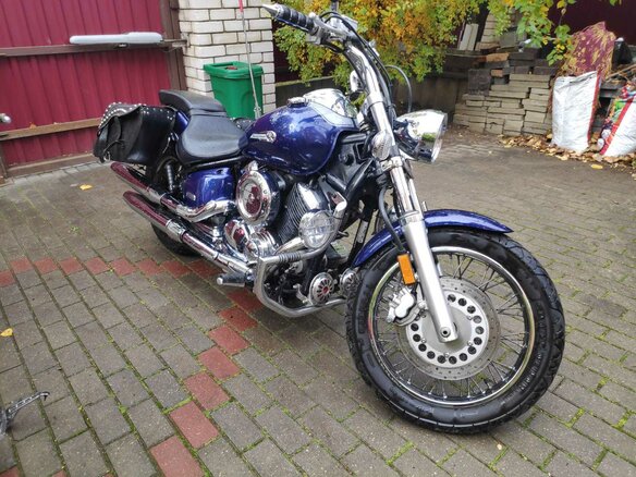 2008 Yamaha XVS1100, синий, 390563 рублей - вид 5