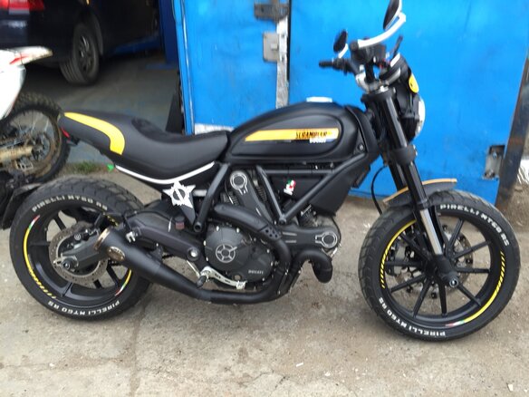 2015 Ducati Scrambler 800, чёрный - вид 5