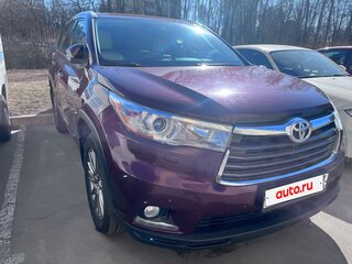 2014 Toyota Highlander III (XU50), пурпурный, 2500000 рублей, вид 2