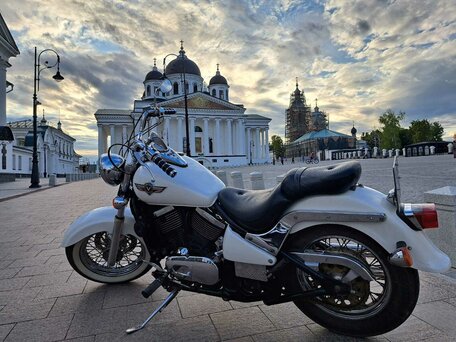 1996 Kawasaki VN400 Vulcan, белый, 280000 рублей, вид 3