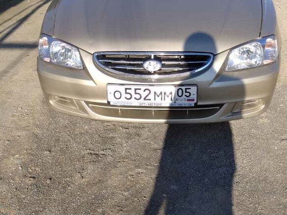 2006 Hyundai Accent ТагАЗ II, бежевый