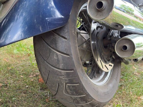 2007 Yamaha XVS1100, синий, 550000 рублей - вид 7