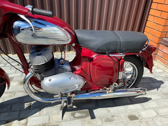 1973 Jawa 350/360, красный, 405000 рублей - вид 2