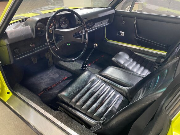 1971 Porsche 914, жёлтый - вид 8