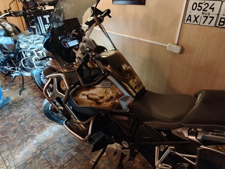 2015 BMW R 1200 GS Adventure, зелёный, 1200000 рублей, вид 3