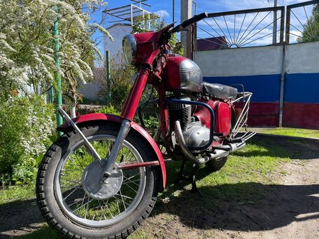 1967 Jawa 250, красный, 230000 рублей, вид 5